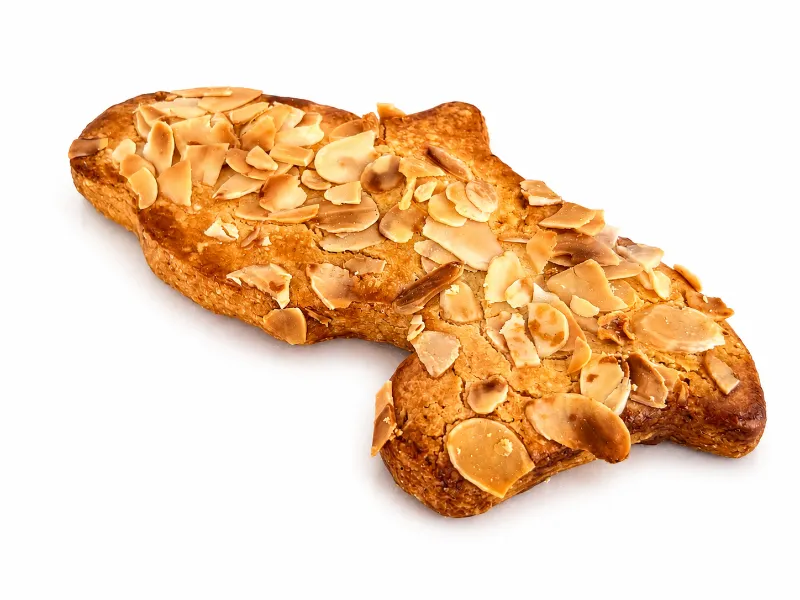 Carte de Martinique (amandes effilées)
